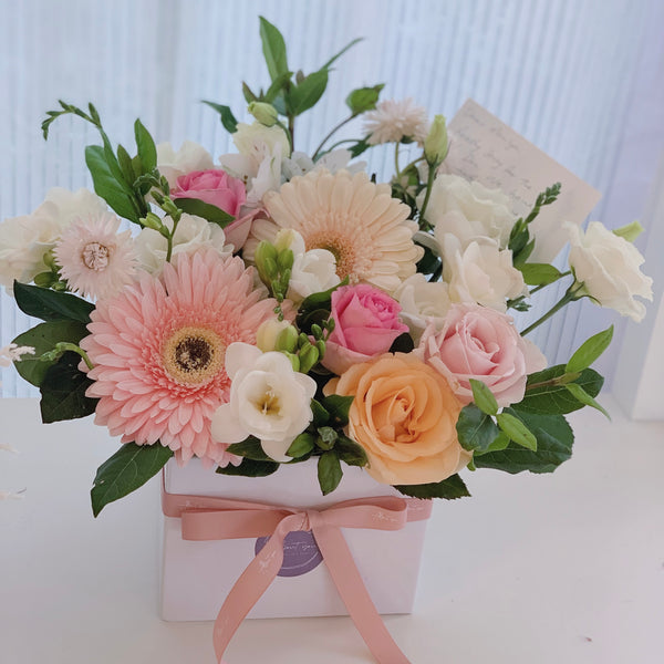 Pastel Posies Box Arrangement