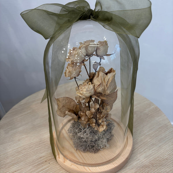 Glass Dome - Secret Rose Garden Dome XL