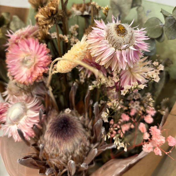 Blush Banksia - Dried Bouquet