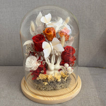Load image into Gallery viewer, The enchanted Rose Garden - Large Glass Dome