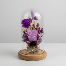 Load image into Gallery viewer, Lilac Garden Flower Dome wt Seedlights