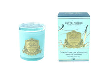 Load image into Gallery viewer, JADE BLUE VESSEL 450G CANDLE IN PERSIAN LIME WITH CRYSTAL GLASS LID - CGJ45022