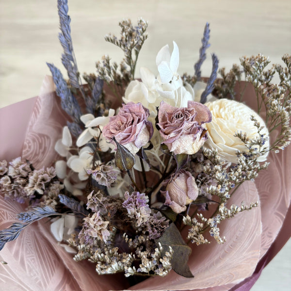 Blush Lilac Bouquet - Dried Flowers