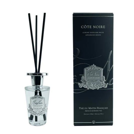 Corte Noir Diffuser 150ML - French Morning Tea - Silver Badge