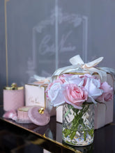 Load image into Gallery viewer, Cote Noire Herringbone Flower - Mixed Rose Buds - Clear - HCF09