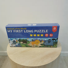 Load image into Gallery viewer, My First Long Puzzle - Animals of the world