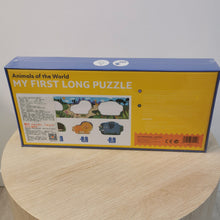 Load image into Gallery viewer, My First Long Puzzle - Animals of the world