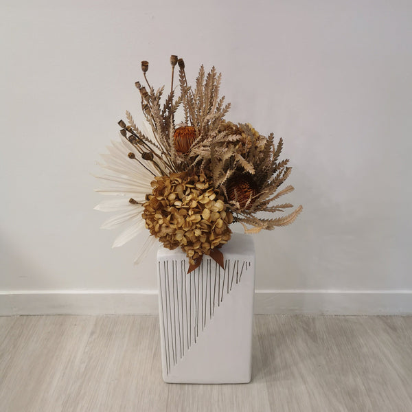 Natural Hydrangea Arrangement