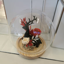 Load image into Gallery viewer, Noir Reindeer Dome - Large