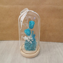 Load image into Gallery viewer, Teal Quartz Dome - With seed lights