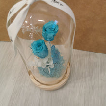 Load image into Gallery viewer, Teal Quartz Dome - With seed lights