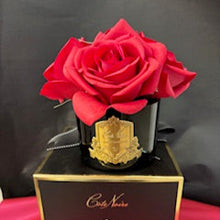 Load image into Gallery viewer, Perfumed Natural Touch 5 Roses - Black - Carmine Red - GMRB64