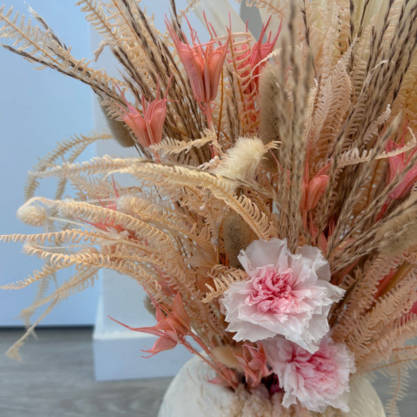 White Rose Vase Arrangement