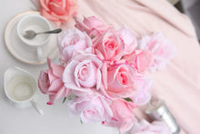 Load image into Gallery viewer, Cote Noire Herringbone Flower - Mixed Rose Buds - Clear - HCF09