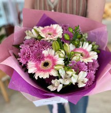 Load image into Gallery viewer, Happy Anniversary Flowers, Bear & Chocolate