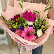 Load image into Gallery viewer, Happy Anniversary Flowers, Bear & Chocolate