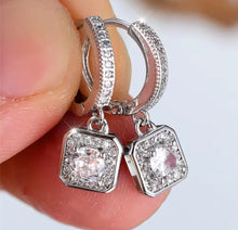 Load image into Gallery viewer, Cleo Huggies - Sterling Silver
