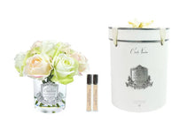 Load image into Gallery viewer, Cote Noire Premium Rose Bud Bouquet - Spring Blush - Clear - Silver Badge - GRB09