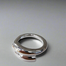 Load image into Gallery viewer, Double Twist Ring - Sterling Silver (Adjustable)