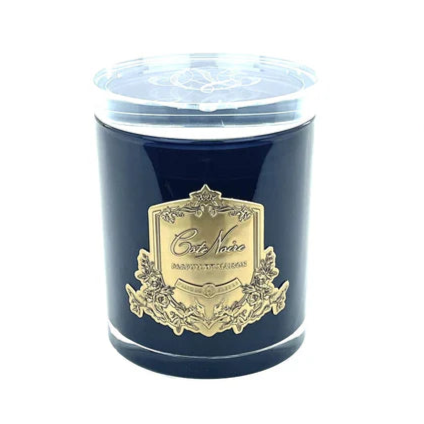 Cote Noire 450g Candle - Dark Vessel with Gold Badge - French Morning Tea- CGG45101