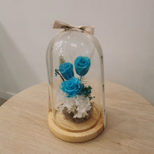 Load image into Gallery viewer, Teal Flower Dome