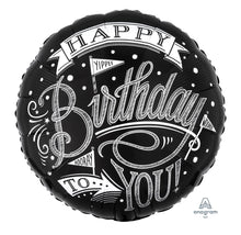 Load image into Gallery viewer, Happy Birthday Flowers, Chocolate & Foil Balloon