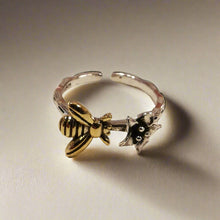 Load image into Gallery viewer, Bee With Me Ring - Sterling Silver
