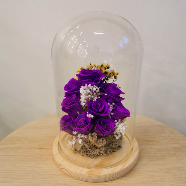 Glass flower Domes - Custom made