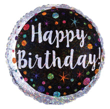 Load image into Gallery viewer, Happy Birthday Flowers, Chocolate & Foil Balloon