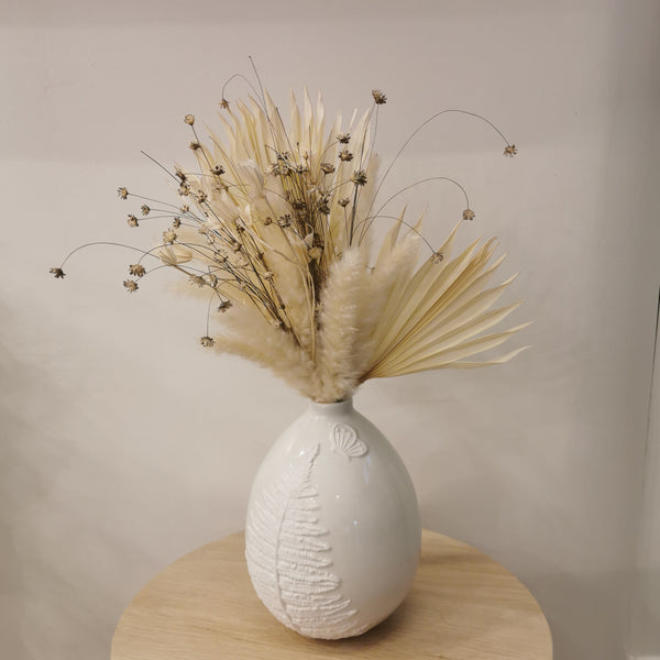 White and Rose Gold Arrangement