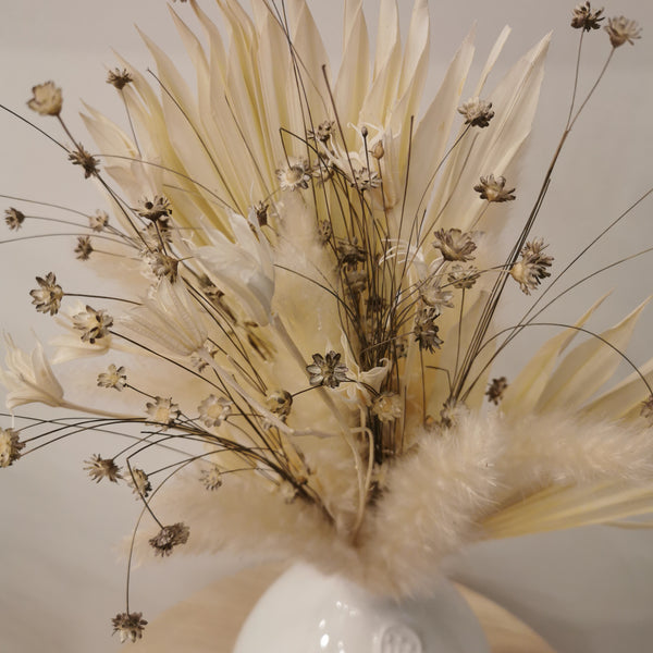 White and Rose Gold Arrangement