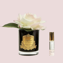 Load image into Gallery viewer, Côte Noire Perfumed Natural Touch Single Rose - Black - Pink Blush - GMRB02