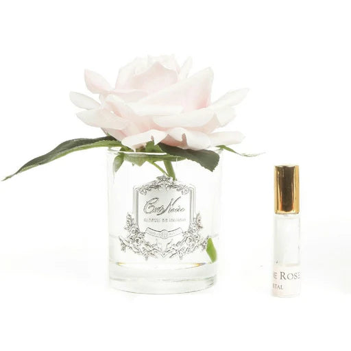 Côte Noire Perfumed Natural Touch Single Rose - Clear- French Pink - GMR06