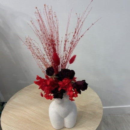 Red Amour - Body Vase Arrangement