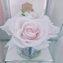 Load image into Gallery viewer, Perfumed Natural Touch 5 Roses- Clear- French Pink - GMR66