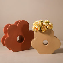 Load image into Gallery viewer, Floral Matte Vase