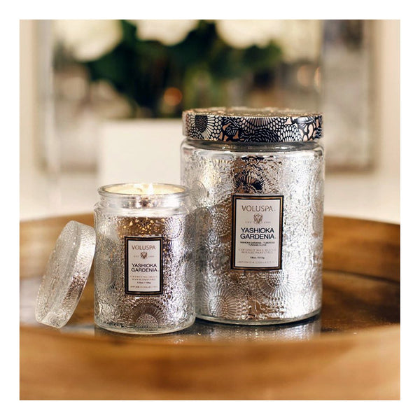 VOLUSPA Yashioka Gardenia 50hr Candle Jar