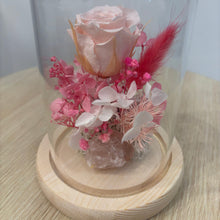 Load image into Gallery viewer, Aphrodite Rose Quartz Dome - Standard &amp; Large Flower Domes
