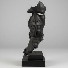 Load image into Gallery viewer, "Silence" Abstract Face Sculpture
