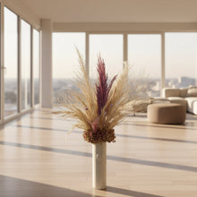 Load image into Gallery viewer, Lilac Heart Dried Floral Arrangement
