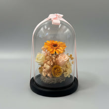 Load image into Gallery viewer, Blush Pink &amp; Orange Flowers Dome wt Seedlight
