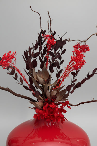 Crimson & Russet Ball Arrangement