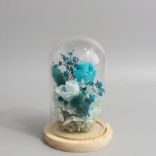 Load image into Gallery viewer, Teal Flower Dome
