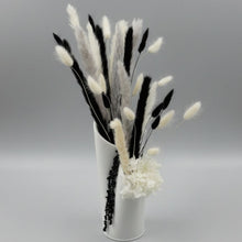 Load image into Gallery viewer, Monochrome Pampas Vase Arrangement — Black &amp; White
