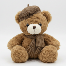 Load image into Gallery viewer, Scarf Teddy With Hat
