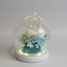 Load image into Gallery viewer, White &amp; Blue Round Dome with lights
