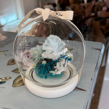 Load image into Gallery viewer, White &amp; Blue Round Dome with lights
