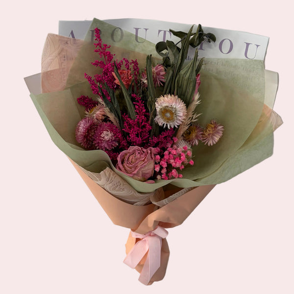 Neon Pink - Dried Bouquet