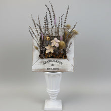 Load image into Gallery viewer, Lavender Garden in a Wooden Block - Dried Flowers
