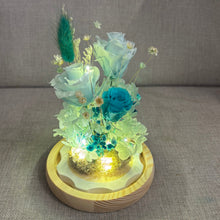 Load image into Gallery viewer, Teal Flower Dome
